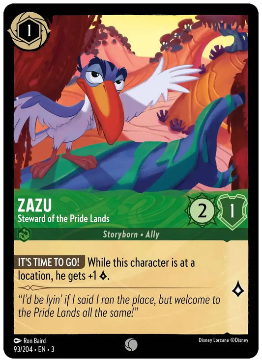 Zazu - Steward of the Pride Lands